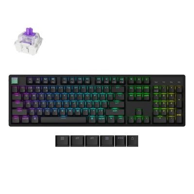 Механична клавиатура Keychron K10 HE Magnetic Switch - Standard Edition, с кабел и безжична WiFi+BT