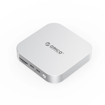 Orico докинг станция SSD Docking station M.2 NVMe - USB-C(10Gbps) x 1, USB3.2 x 2, USB2.0 x 2, M.2 x 1, Audio, SD/TF 4.0 - MiniLink M49P-EU-SV