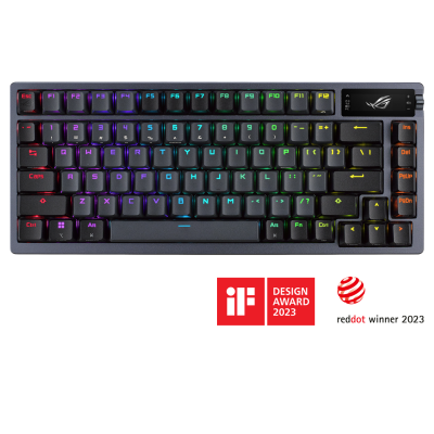 Геймърска Клавиатура ASUS ROG Azoth - ROG NX Mechanical Switch Red, с кабел и безжична WiFi+BT