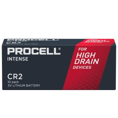 Батерия литиева индустриална CR2 3V  10 бр. в опаковка PROCELL INTENSE DURACELL /цена за 10 бр. батерии/