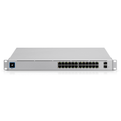24-портов гигабитен комутатор Ubiquiti UniFi USW-Pro-24 c 2 SFP+ порта