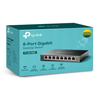 8-портов гигабитов комутатор TP-LINK TL-SG108S