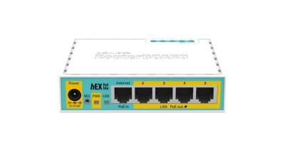 Рутер MikroTik hEX PoE lite (RB750UPr2)