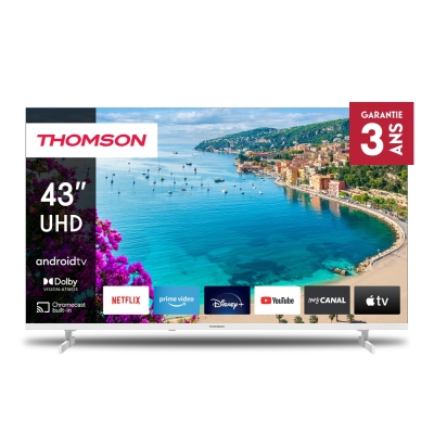 Телевизор THOMSON 43UA5S13W - 43 inch UHD 4K 60 Hz LED 16:9 HDMI USB RJ45 HDR ANDROID TV
