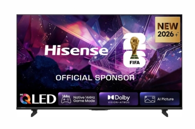 Телевизор Hisense E7S Pro - 75" 4K Ultra HD 3840x2160, QLED, Quantum Dot, 144Hz, HDR 10+ adaptive, HLG, Dolby Vision