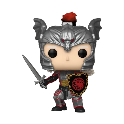 Фигурка Funko POP! House of the dragon: Day of the dragon - Daemon Targaryen (Armour) #11 (Limited Edition) с твърд протектор