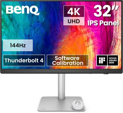 Монитор BenQ PD3226G - 32 inch, Wide IPS, 4K 3840x2160, HDMI, DP, Thunderbolt 4, USB 3.2 Hub, HDR10, KVM Switch, CAD/CAM mode