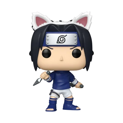 Фигурка Funko POP! Animation: Naruto Shippuden - Sasuke Uchiha (Sasuke's Paw Encyclopedia) #1940 (Limited Edition) с твърд протектор