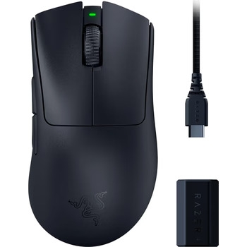 RAZER DeathAdder V3 Pro + HyperPolling Wireless Dongle Bundle Gaming Mouse