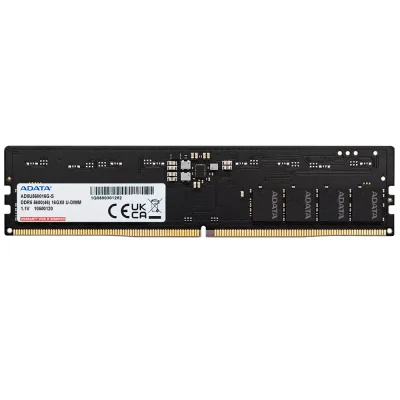 Памет 16GB DDR5 5600MT/s, A-Data AD5U560016G-S, 1.1V