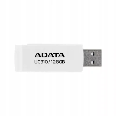 Памет 128GB USB Flash Drive, A-Data UC310, USB 3.2 Gen 1, бяла