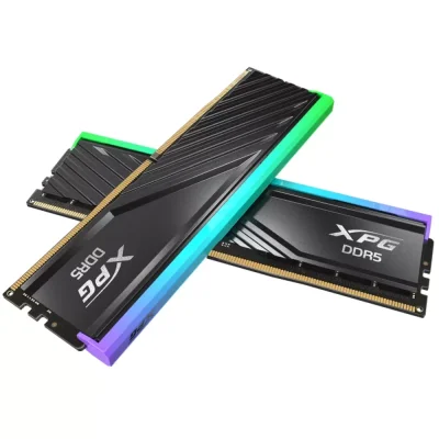 Памет 32GB (2x16GB) DDR5 6400MT/s, A-Data XPG Lancer Blade RGB, AX5U6400C3216G-DTLABRBK, 1.4V