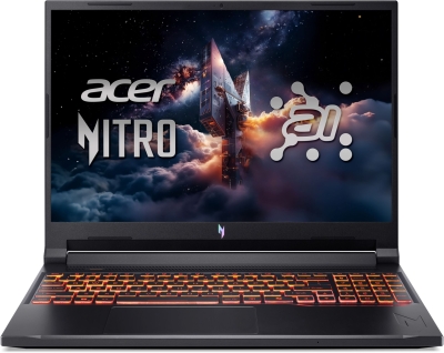 Лаптоп Acer Nitro V16 AI ANV16-42-R4CR - 16.0", WQXGA, AMD Ryzen 7 260, RTX 5070 8GB, 16GB, 1TB - NH.U1FEX.006