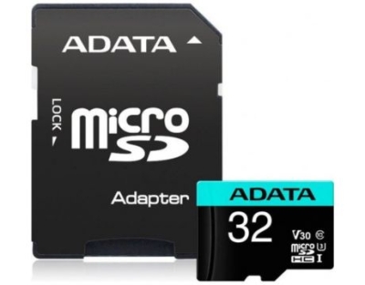 Карта памет 32GB microSDHC ADATA Premier Pro + SD адаптер