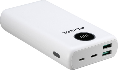 ADATA POWER BANK 20000MAH USB  TYPE-C  WHITE