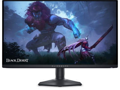 Alienware AW2725DF Gaming Monitor, 27 inch (26.7") QD OLED QHD 2560x1440 360Hz AG, 1000 cd/m2 (HDR peak), 1.5m:1, 0.03ms, 178/178, 2xDP 1.4, 1xHDMI 2.1, 1xUSB Type-B up, 3xUSB Type-A down, 1xUSB