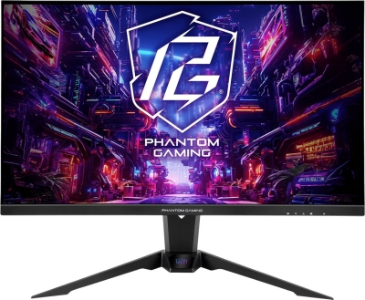 Монитор Asrock PG32QFT - 32" QHD (2560x1440) IPS, AG, 180 Hz, 151 sRGB, 16:9, 1000:1, 178/178, 1ms (MPRT)