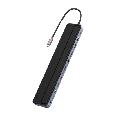 USB хъб Baseus EliteJoy Gen2 12 в 1 WKSX030213 - тъмносив
