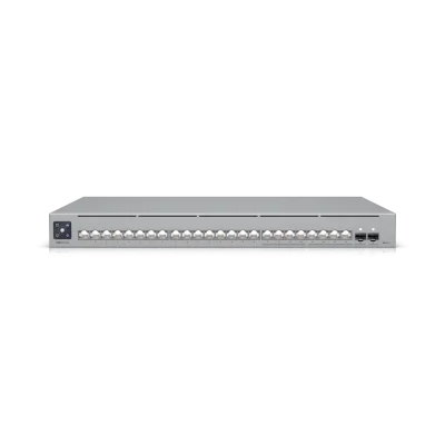 Ubiquiti 24-port, Layer 3 Etherlighting switch with 2.5 GbE, 8x 2.5 GbE RJ45 ports, 16x GbE RJ45 ports, 2x 10G SFP+ ports