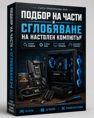 Видео курс "Подбор на части и сглобяване на настолен компютър"