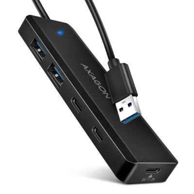 Axagon HUE-C2A USB-A 5Gbps TRAVEL hub