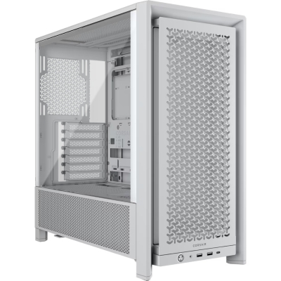 Кутия Corsair FRAME 4000D Mid-Tower, White, E-ATX