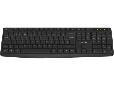 CANYON keyboard KB-W01 Wireless Black EN/BG