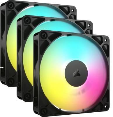 Комплект CORSAIR RS120 ARGB, 120mm ARGB Fan, Triple Pack
