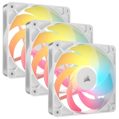 Комплект CORSAIR RS120-R ARGB White, 120mm ARGB Fan, Triple Pack