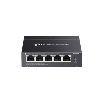 Omada 5-Port Gigabit Desktop Switch PORT: 5× Gigabit RJ45 Ports SPEC: Desktop Steel Case FEATURE: Plug and Play