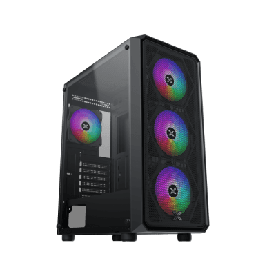 Кутия Xigmatek DUO X Black, E-ATX, 4PCS Z20F Fans