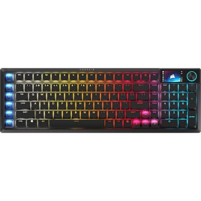 Клавиатура CORSAIR Vanguard Air 99, Backlit RGB LED, CORSAIR LP OPX, Black, PBT DS, безжична WiFi+BT