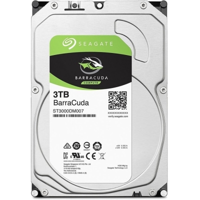 Хард диск 3TB Seagate Barracuda, SATA 6Gb/s, 5400rpm, 256MB кеш, 3.5" (8.89cm)