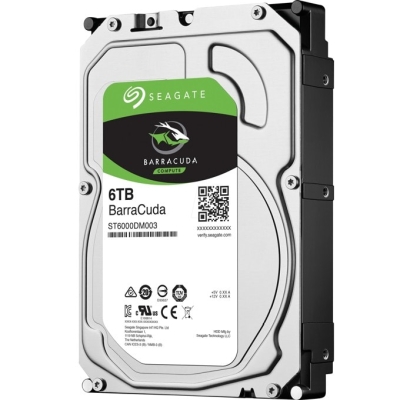 Хард диск 6TB Seagate BarraCuda, SATA 3/6Gb/s, 5400 rpm, 256 MB кеш, 3.5" (8.89cm)