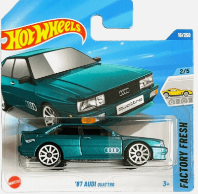 Количка '87 Audi Quattro 1:64 (Hot Wheels)