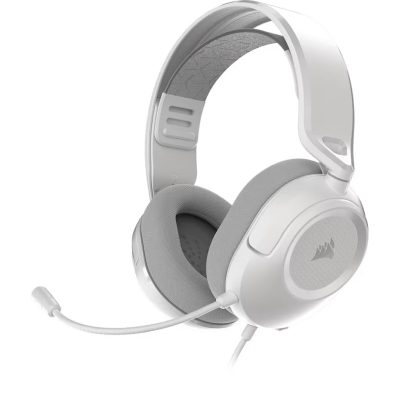 Слушалки Corsair HS35 Stereo V3 White, с кабел