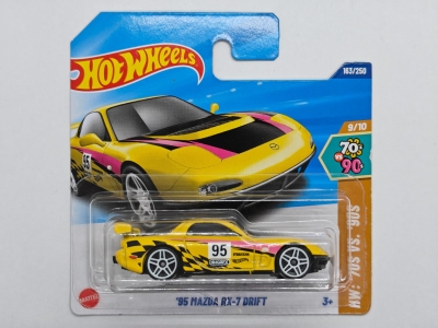 Количка '95 Mazda RX-7 Drift 1:64 (Hot Wheels)