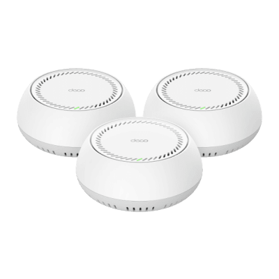 Цялостна домашна Mesh WiFi 7 система с PoE TP-Link Deco BE65-PoE(3-pack) BE9300