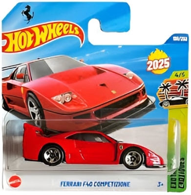Количка Ferrari F40 Competizione 1:64 (Hot Wheels)