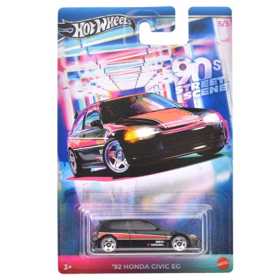 Количка '92 Honda Civic EG 1:64 (Hot WHeels Silver Series)