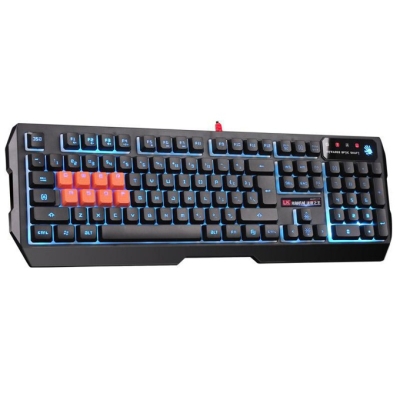 Клавиатура A4Tech Bloody B188, черна, полу-механична, гейминг, подсветка, USB