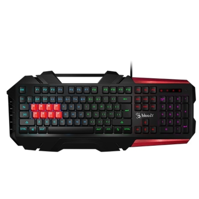 Клавиатура A4Tech Bloody Gaming B3590R, подсветка, водоустойчива, черна, USB