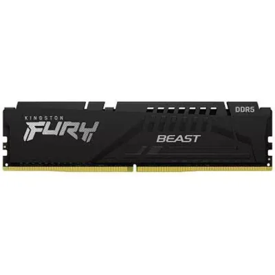Памет 8GB DDR5 5600MT/s, Kingston FURY Beast Black KF556C40BB-8, 1.25 V