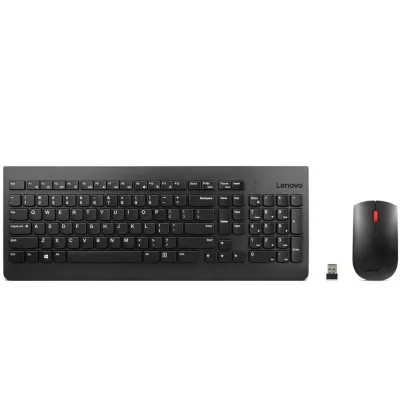 Комплект клавиатура и мишка Lenovo 510 GX30N81776, безжични, оптична мишка (1200 dpi), USB, 2.4 GHz, черни