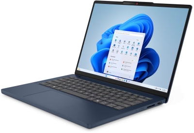Лаптоп Lenovo IdeaPad Slim 3 14ARP10 - 14.0", Full HD+, AMD Ryzen 5 7535HS, AMD Radeon 660M, 16 GB, 512 GB SSD - 83K60047BM