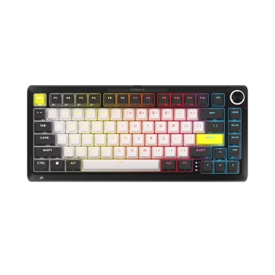 Клавиатура CORSAIR MAKR PRO 75 Hall Effect Gaming Keyboard, Carbon, MGX Hyperdrive (CH-91CE21G-NA/PK), с кабел