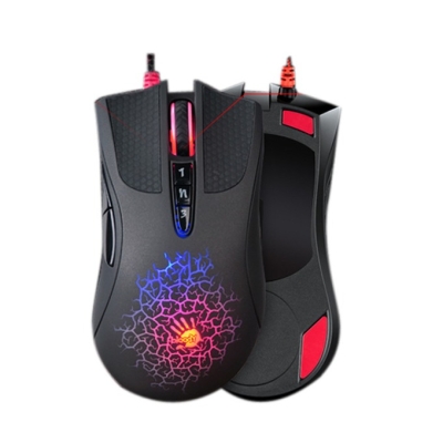 Мишка A4tech Bloody A90 Light Strike, оптична (4000 cpi), подсветка, черна