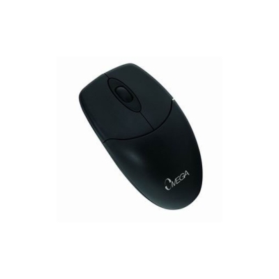 Мишка Omega P11, оптична (1000 dpi), черна, USB