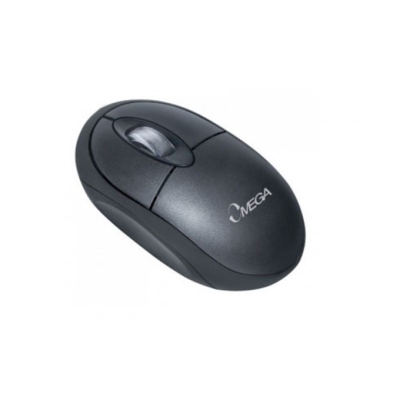 Мишка Omega P12 27PC43BK, оптичен (800 dpi), жична, USB, черна