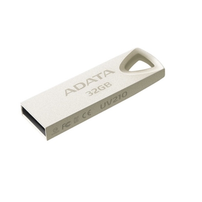 Памет 32GB USB Flash Drive, A-Data UV210, USB 2.0, сребрист